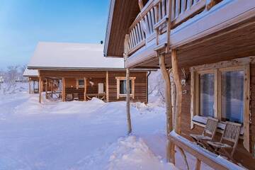 Фото номера Шале с одной спальней Шале Saivaara Cottages г. Кильписъярви 50