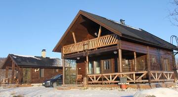 Фото номера Шале с одной спальней Шале Saivaara Cottages г. Кильписъярви 26