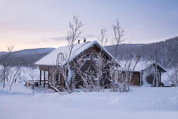 Фото номера Шале с одной спальней Шале Saivaara Cottages г. Кильписъярви 7